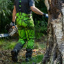 英國 Arbortec 專業進階版鏈鋸防護褲 AT4060 Breatheflex Pro Realtree Chainsaw Trousers Design A Class 1 | 萊姆綠